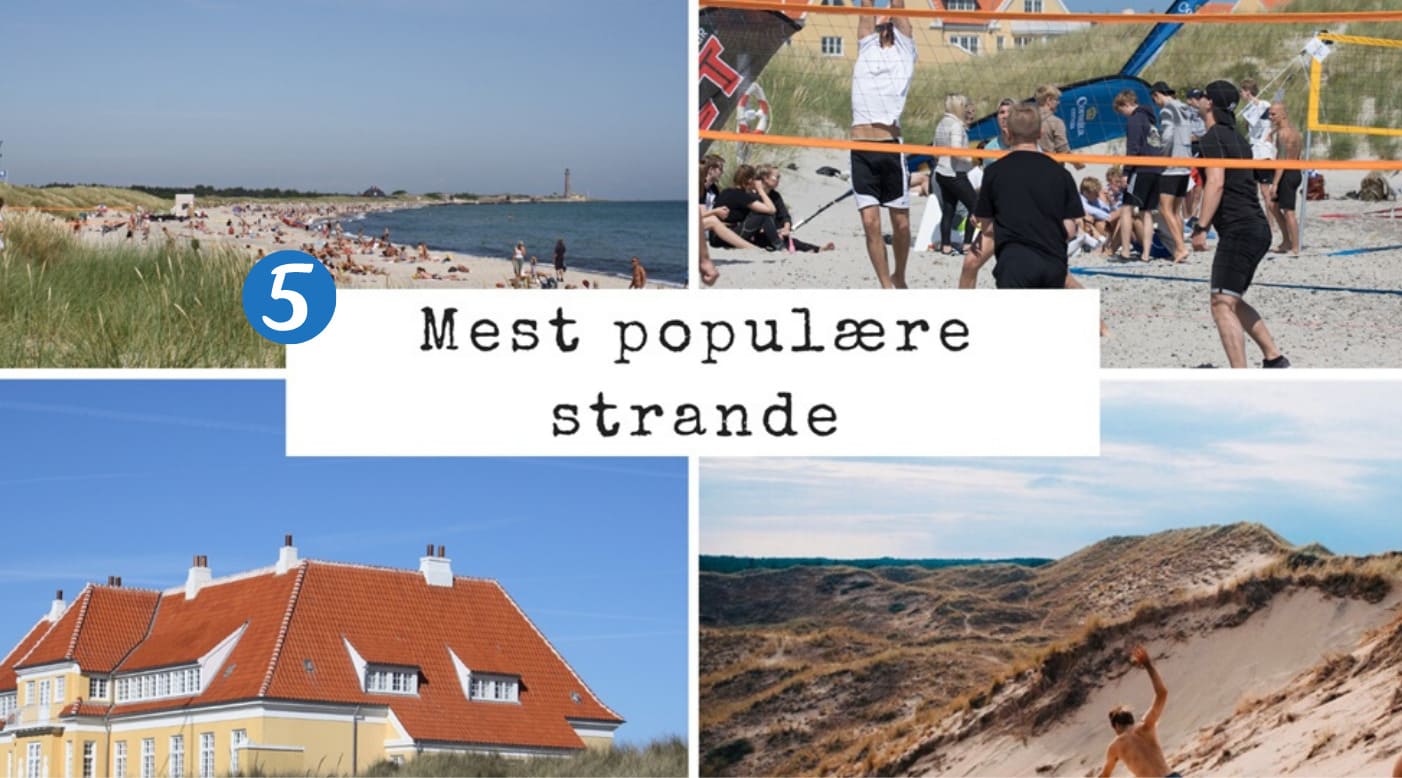Mest populære strande